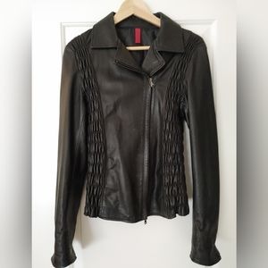 🌹Vera Pelle Black Leather Jacket!🌹